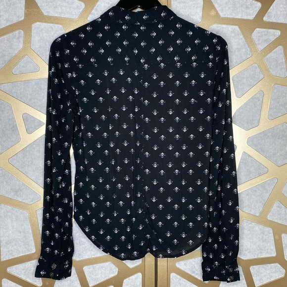 Urban Outfitters Thunderbird Print Blouse - Picture 2 of 5